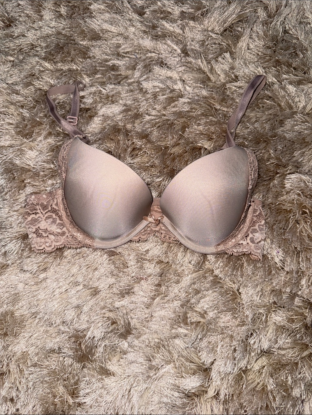 Victoria's Secret Blush Lace Push-Up Bra